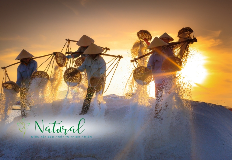 Quá trình sản xuất muối iốt